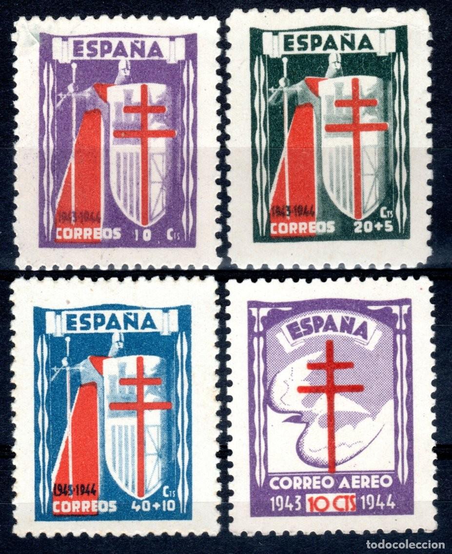Sellos: EDIFIL 970-973 PRO TUBERCULOSOS 1943 (SERIE COMPLETA). VALOR CAT&Aacute;LOGO: 25 &euro;. MNH **