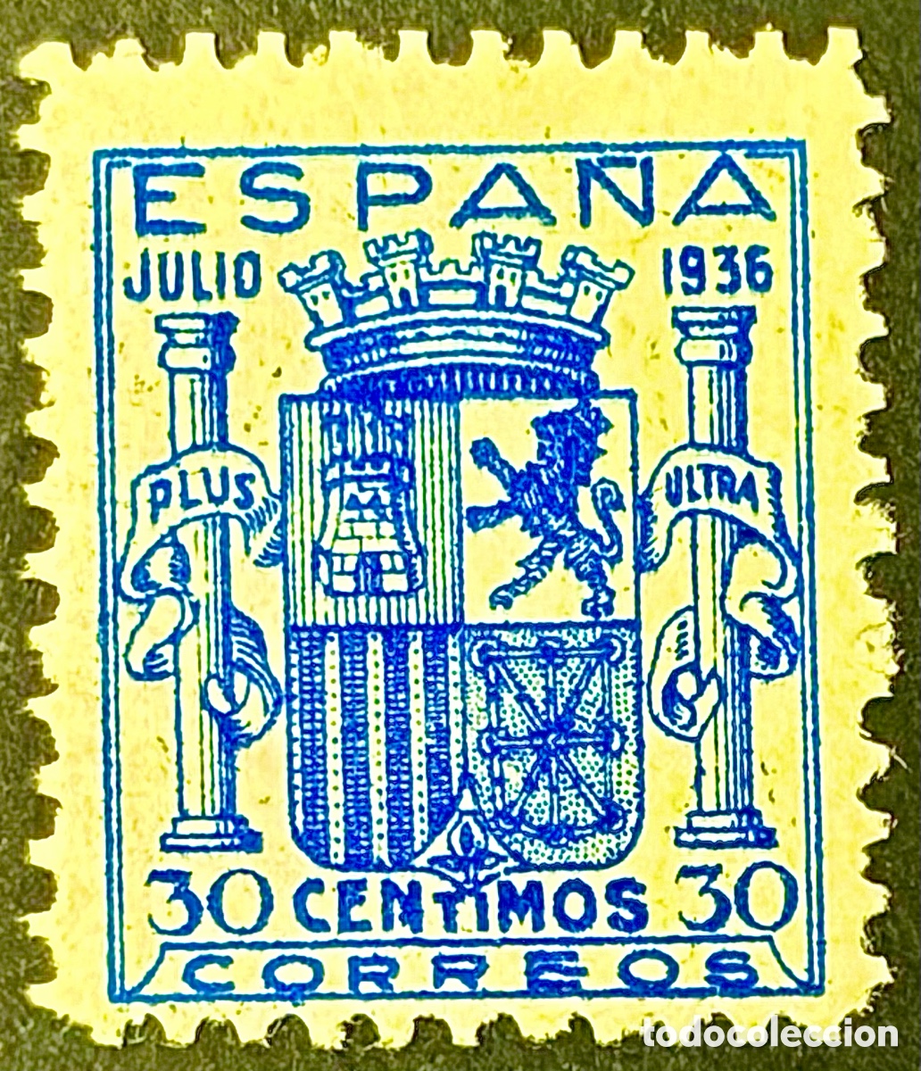 Sellos: ESPA&Ntilde;A 1936 - ESCUDO DE ESPA&Ntilde;A -