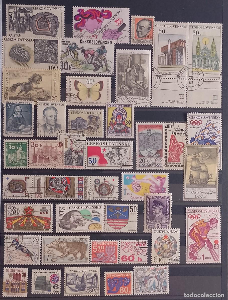 Sellos: LOTE DE 41 SELLOS ANTIGUOS DE CHECOSLOVAQUIA CIRCULADOS