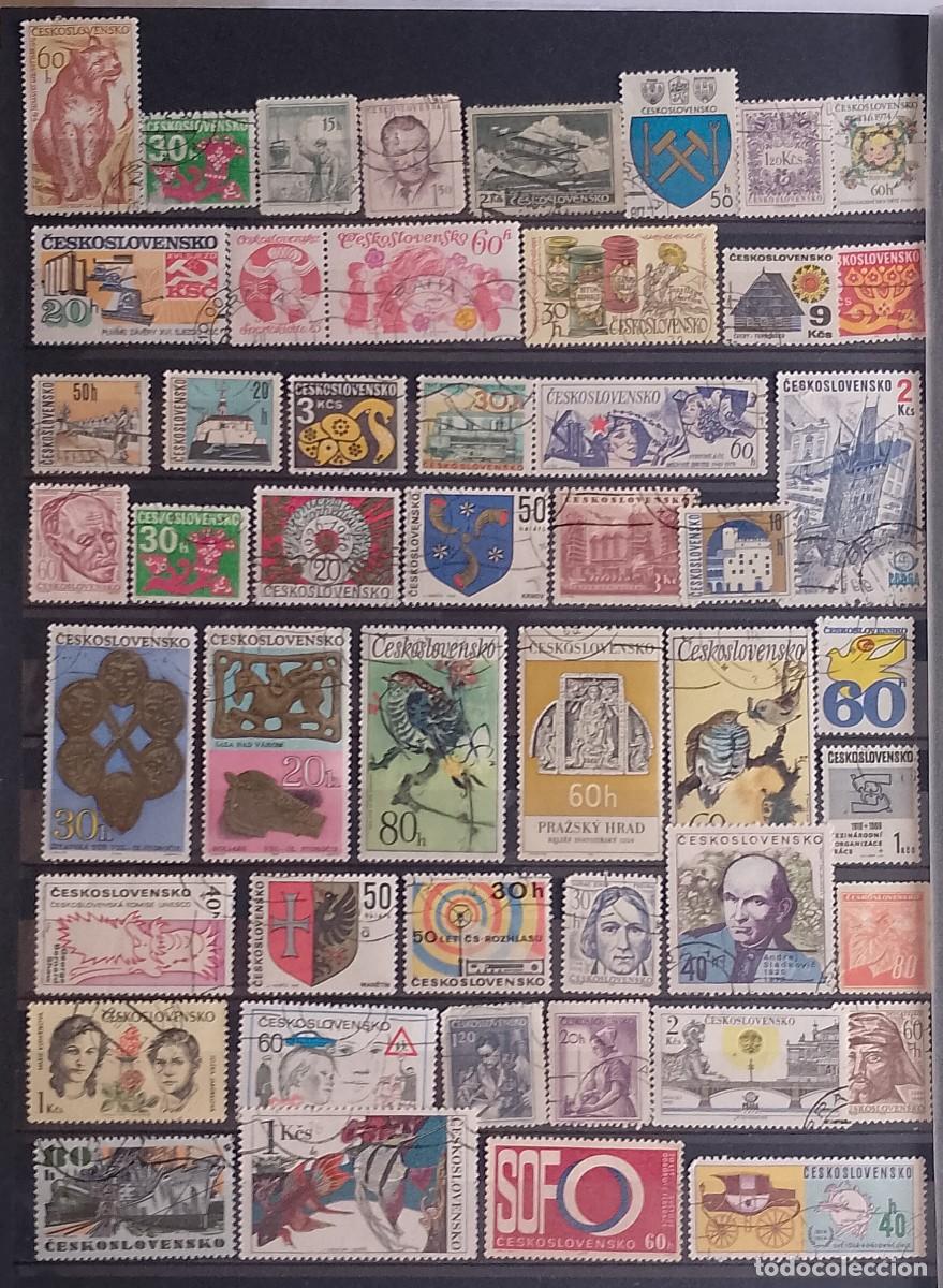 Sellos: LOTE DE 49 SELLOS ANTIGUOS DE CHECOSLOVAQUIA CIRCULADOS