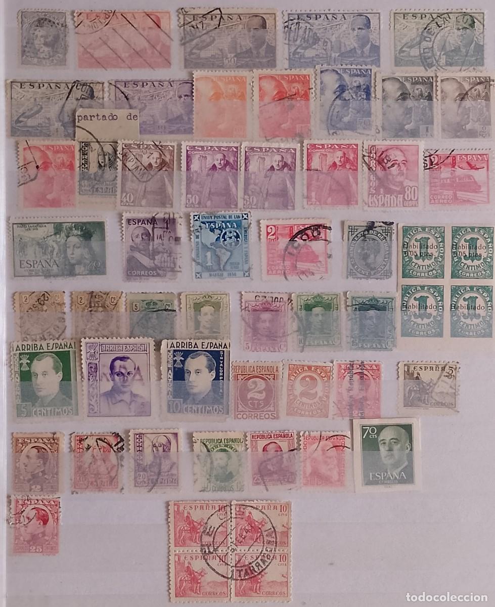 Sellos: LOTE DE 55 SELLOS INTERESANTES DE ESPA&Ntilde;A CIRCULADOS