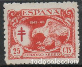 Sellos: 997 (A&Ntilde;O 1945), AGUILA, PRO TUBERCULOSOS, URGENTE, NUEVO CON SE&Ntilde;AL DE CHARNELA