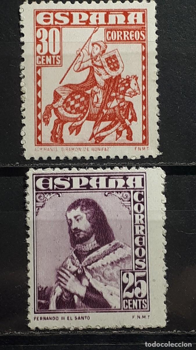 Sellos: ESPA&Ntilde;A. A&Ntilde;O 1948. ** EDIFIL, 1033/4