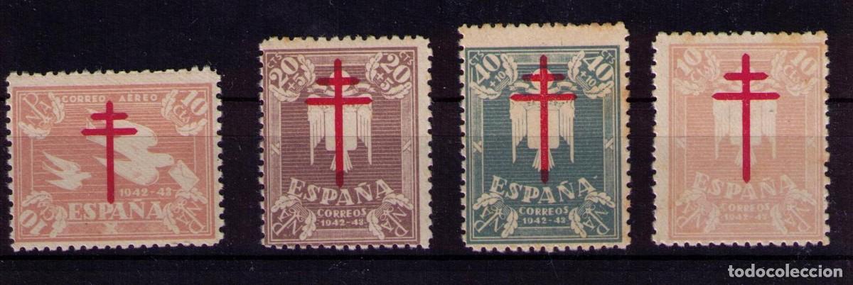 Sellos: Sellos de Espa&ntilde;a A&ntilde;o 1942 Pro Tuberculosos sellos nuevos** N&ordm; Edifil 957/60