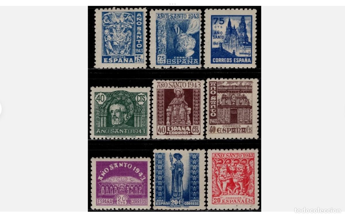Timbres: ESPA&Ntilde;A - 1943-44 - EDIFIL 961/969 - SERIE COMPLETA - MNH** - NUEVOS - VALOR CATALOGO 145&euro;.