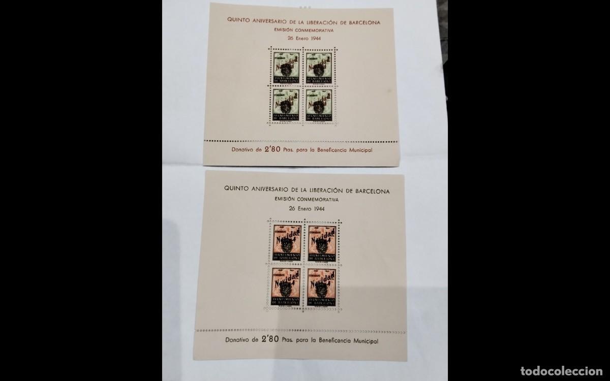 Selos: BARCELONA - 1944 - EDIFIL NE25/NE26 - S. COMPLETA - MNG - NUEVAS -V.CAT.400&euro;