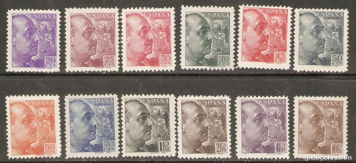 Timbres: 1939 FRANCO SANCHEZ TODA EDIFIL 867/8** SIN FIJASELLOS