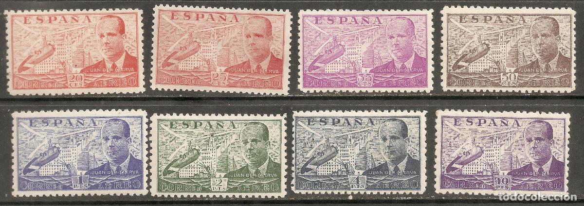 Francobolli: 1941 DE LA CIERVA EDIFIL 940/7** SIN FIJASELLOS BIEN CENTRADOS