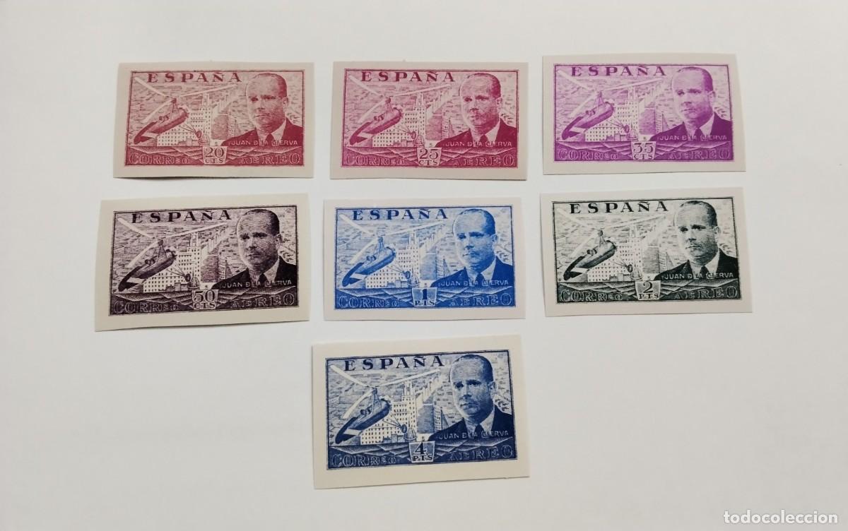 Sellos: ESPA&Ntilde;A - 1939 - EDIFIL 880s/886s - SERIE COMPLETA SIN DENTAR - MNH** - NUEVOS