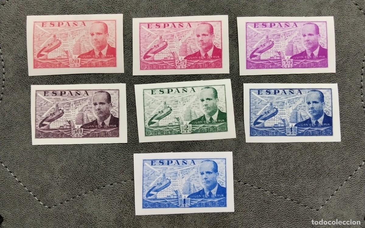Timbres: ESPA&Ntilde;A - 1939 - EDIFIL 880s/886s - SERIE COMPLETA SIN DENTAR - MNH** - NUEVOS