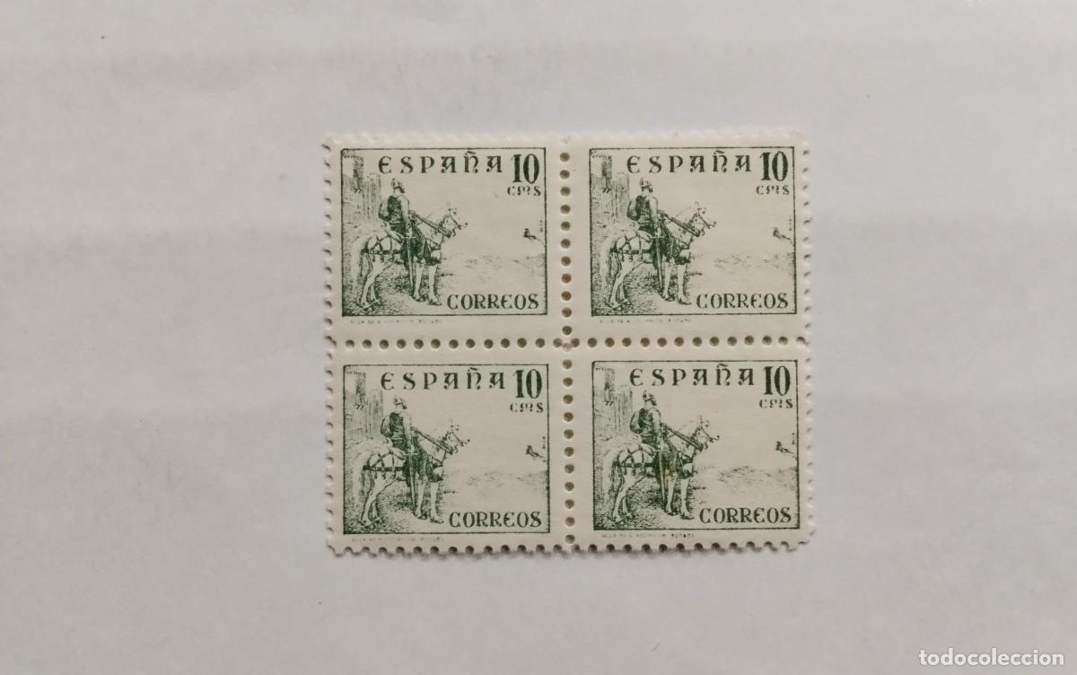 Selos: ESPA&Ntilde;A - 1937-ESTADO ESPA&Ntilde;OL - EDIFIL 817 - BLOQUE DE 4 - MNH** - NUEVOS