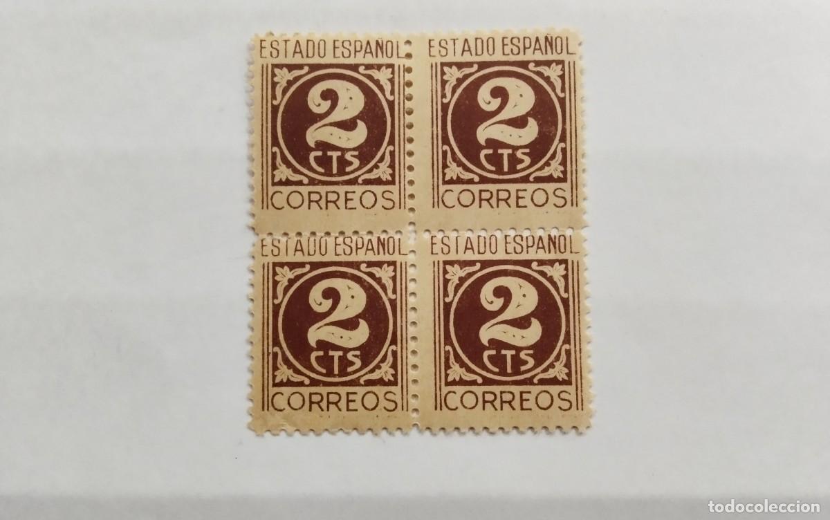 Selos: ESPA&Ntilde;A - 1937-ESTADO ESPA&Ntilde;OL - EDIFIL 815 - BLOQUE DE 4 - MNH** - NUEVOS