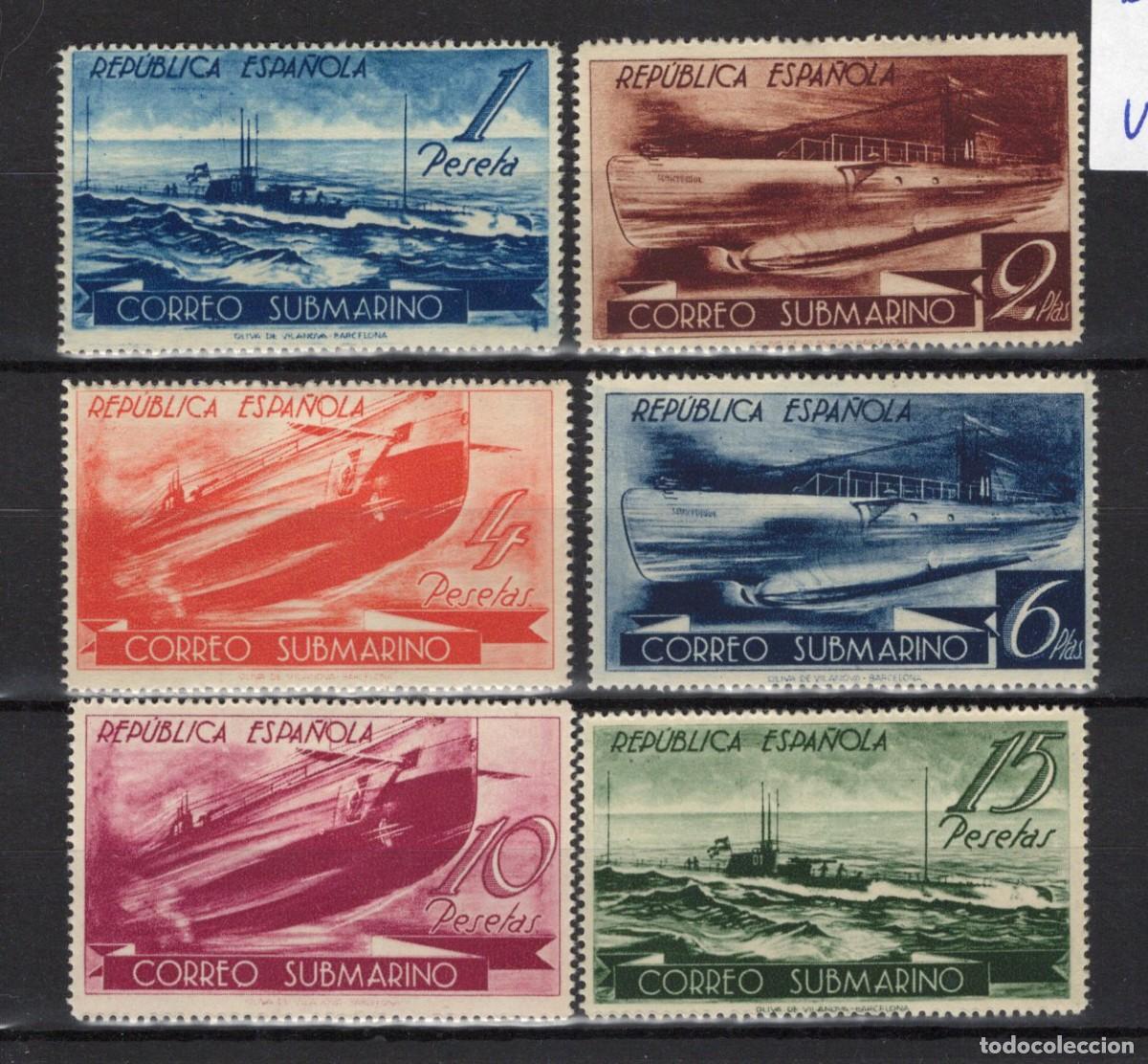 Francobolli: PC612 Sellos Espa&ntilde;a a&ntilde;o 1938 EDIFIL 775/780* sellos originales en NUEVO v.c. 450 &euro;