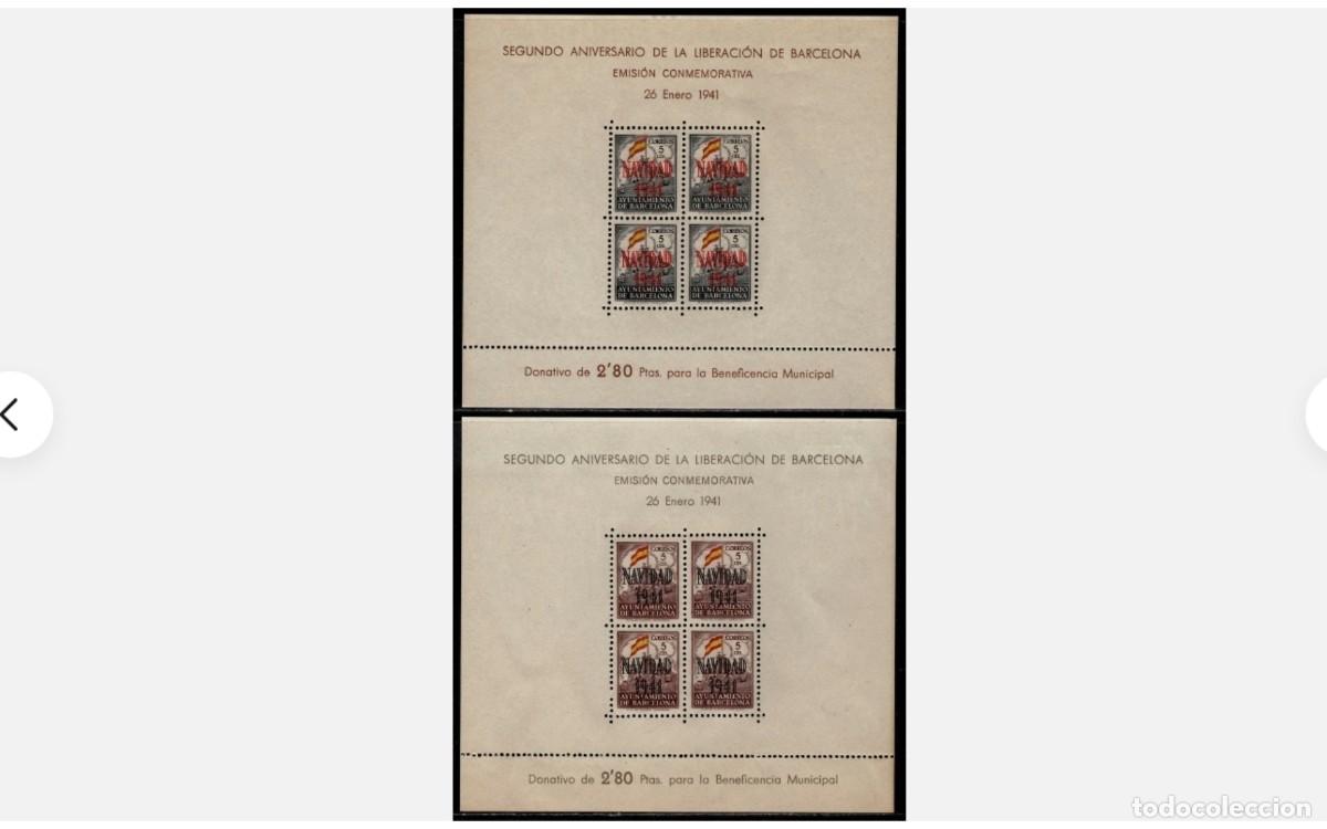 Timbres: ESPA&Ntilde;A - 1941 - ESTADO ESPA&Ntilde;OL - BARCELONA EDIFIL 31/32 - MNH** - NUEVAS - V.CAT.80&euro;