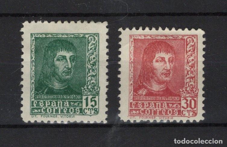 Sellos: PC629 Sellos Espa&ntilde;a a&ntilde;o 1938 EDIFIL 841A/844A* sellos originales en NUEVO v.c. 10 &euro;