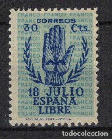 Sellos: PC635 Sellos Espa&ntilde;a a&ntilde;o 1938 EDIFIL 853* sellos originales en NUEVO v.c. 3 &euro;
