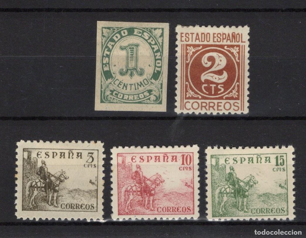 Sellos: PC647 Sellos Espa&ntilde;a a&ntilde;o 1940 EDIFIL 914/918* sellos originales en NUEVO v.c. 2 &euro;