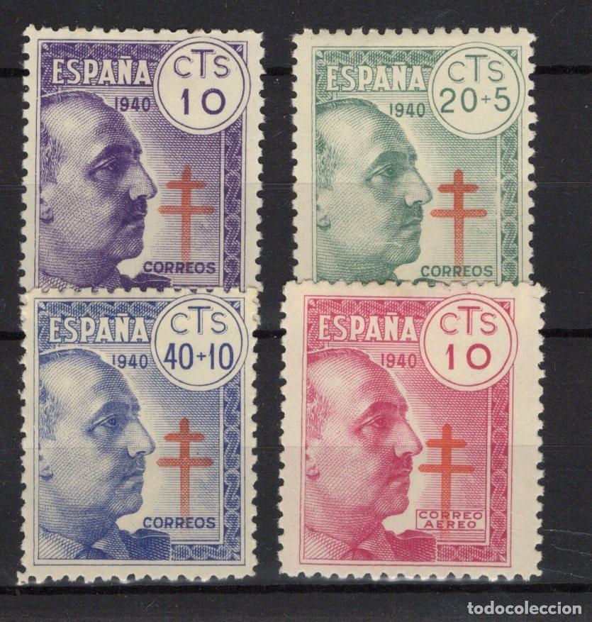 Selos: PC649 Sellos Espa&ntilde;a a&ntilde;o 1940 EDIFIL 936/939* sellos originales en NUEVO v.c. 4 &euro;