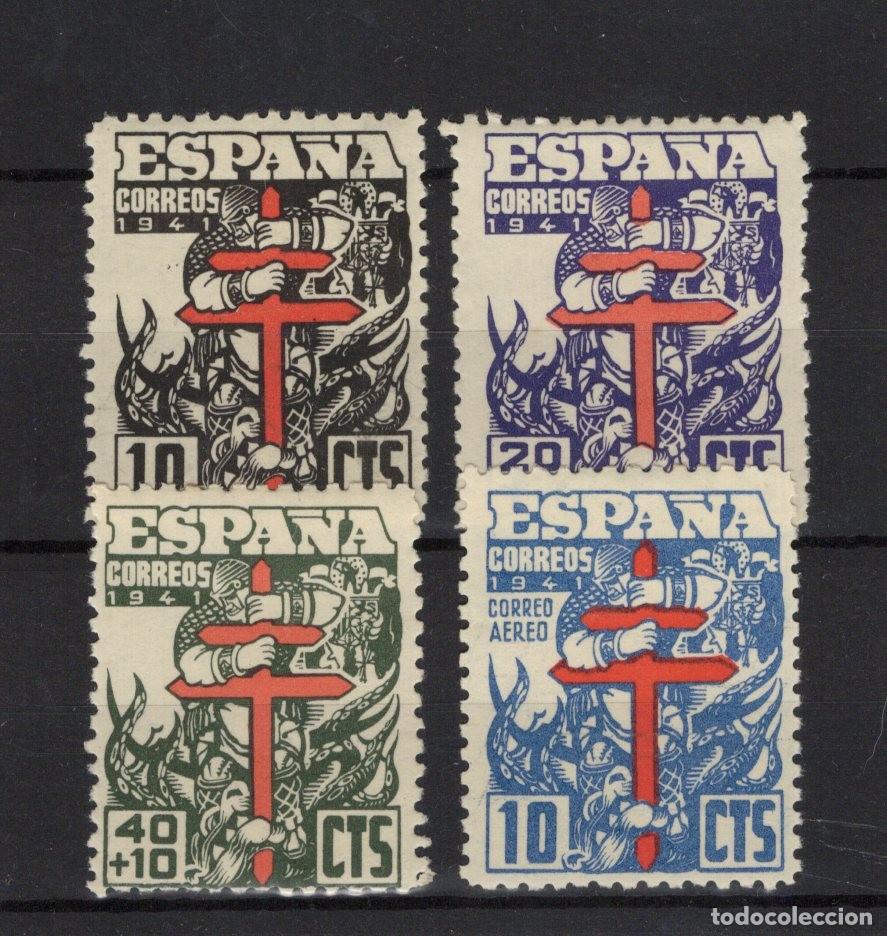 Sellos: PC651 Sellos Espa&ntilde;a a&ntilde;o 1941 EDIFIL 948/951* sellos originales en NUEVO v.c. 2.40 &euro;