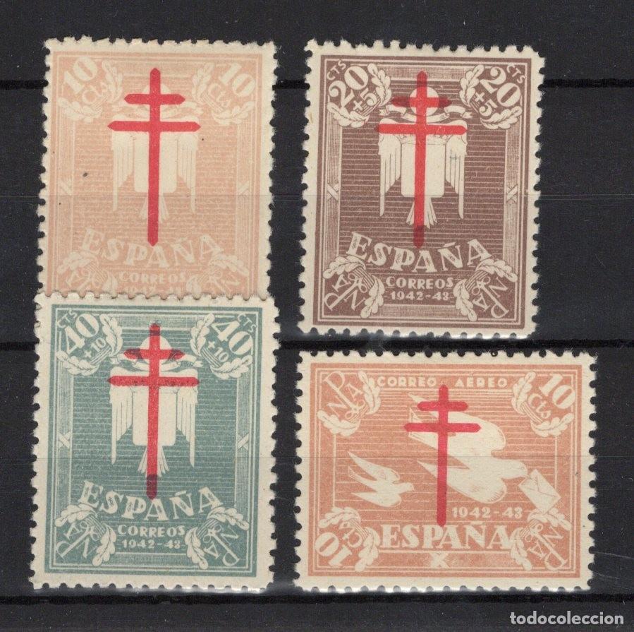 Selos: PC655 Sellos Espa&ntilde;a a&ntilde;o 1942 EDIFIL 957/960* sellos originales en NUEVO v.c. 5 &euro;