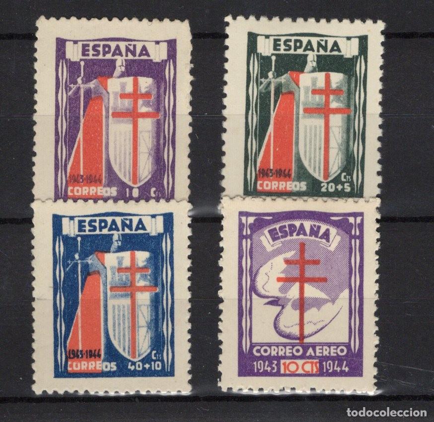 Francobolli: PC657 Sellos Espa&ntilde;a a&ntilde;o 1943 EDIFIL 970/973* sellos originales en NUEVO v.c. 10 &euro;
