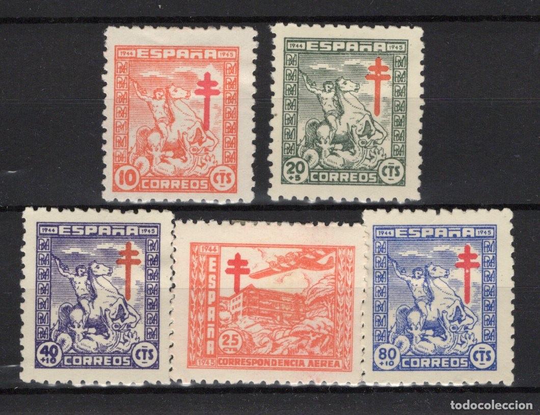 Sellos: PC660 Sellos Espa&ntilde;a a&ntilde;o 1944 EDIFIL 984/988* sellos originales en NUEVO v.c. 25 &euro;