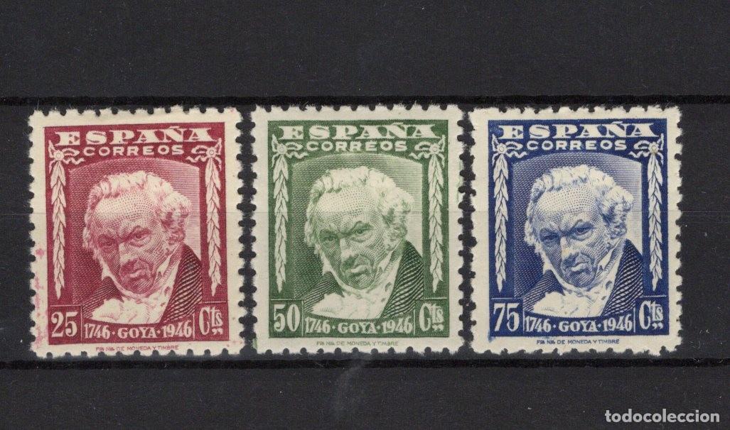Sellos: PC667 Sellos Espa&ntilde;a a&ntilde;o 1946 EDIFIL 1005/1007* sellos originales en NUEVO v.c. 1.50 &euro;