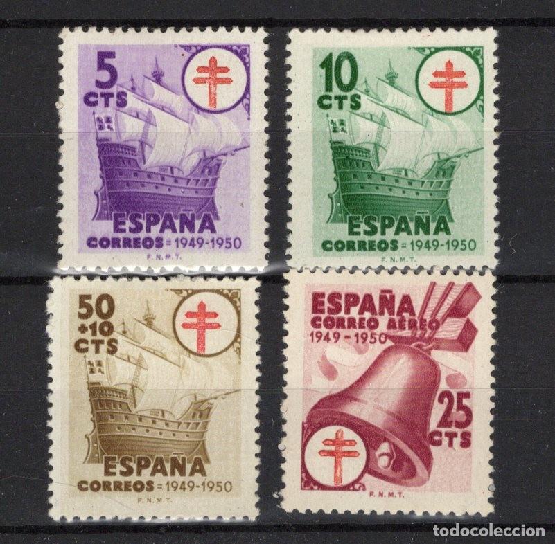 Briefmarken: PC680 Sellos Espa&ntilde;a a&ntilde;o 1949 EDIFIL 1066/1069* sellos originales en NUEVO v.c. 1.65 &euro;