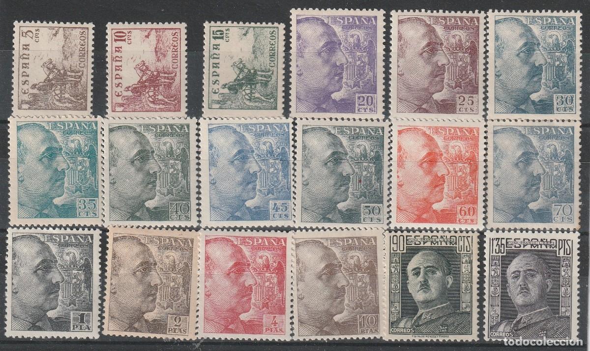 Timbres: SERIE DE FRANCO Y EL CID SIN CHARNELA.