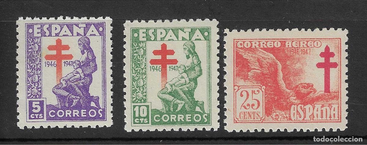 Selos: 1946 TUBERCULOSOS EDIFIL 1008/0** SIN FIJASELLOS