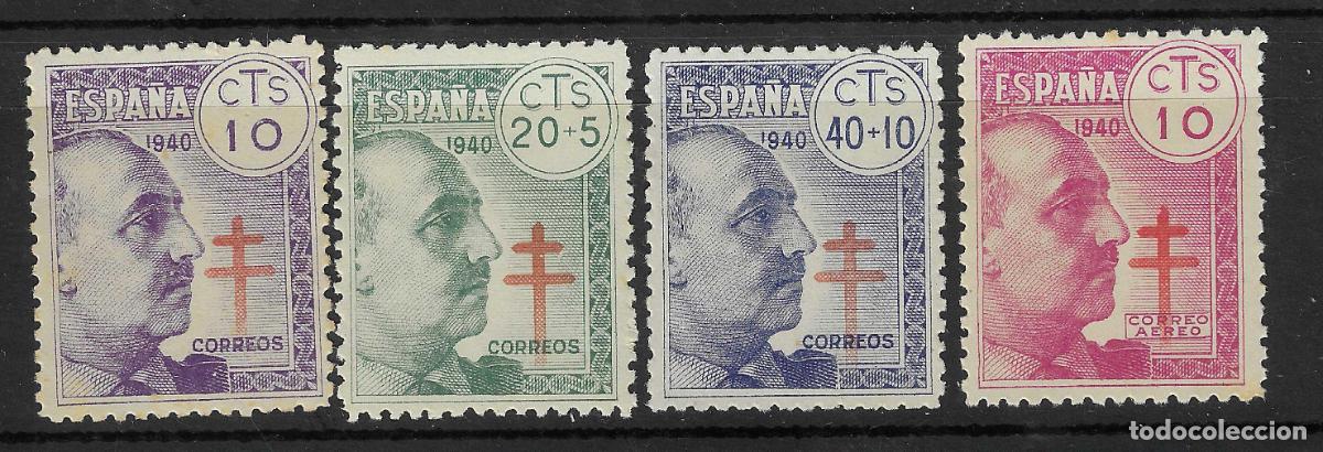 Timbres: 1940 TUBERCULOSOS EDIFIL 936/9** SIN FIJASELLOS BIEN CENTRADOS
