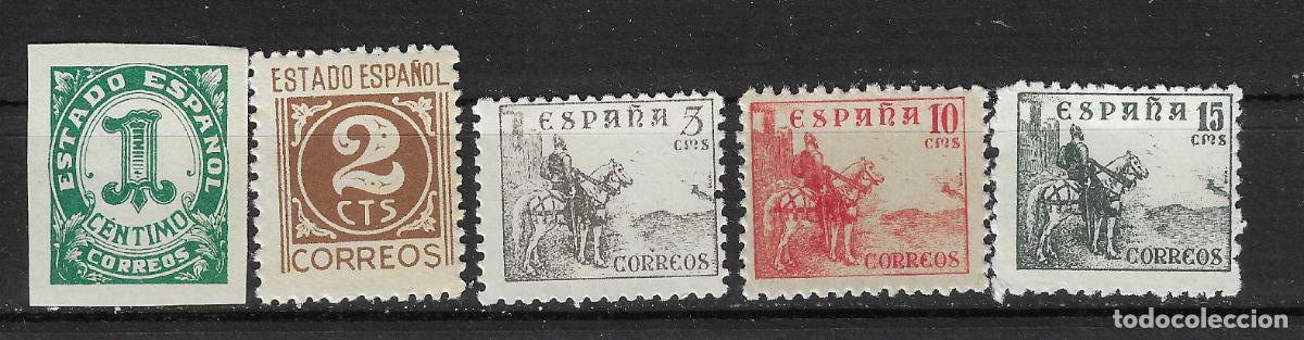 Timbres: 1940 CIFRAS Y CID EDIFIL 914/8** SIN FIJASELLOS
