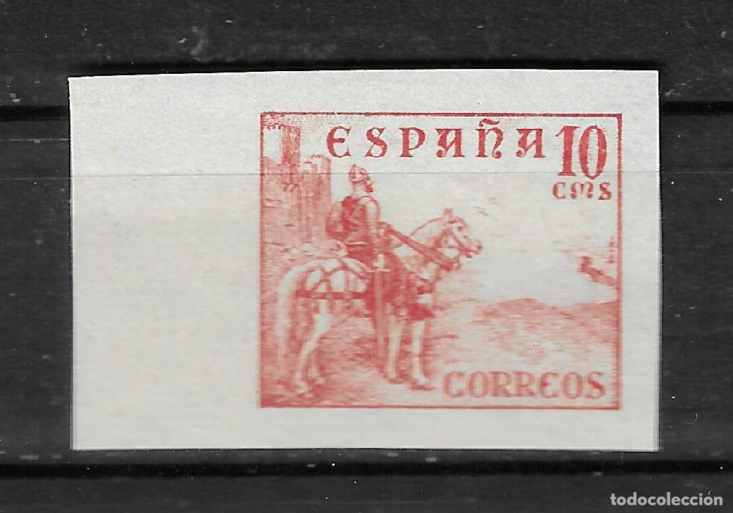 Timbres: 1937 CIFRAS, CID E ISABEL EDIFIL 818** SIN FIJASELLOS SIN DENTAR