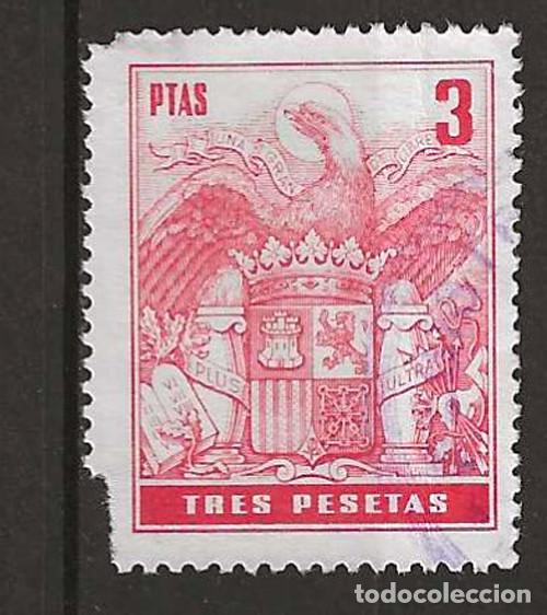Sellos: Derechos Consulares Espa&ntilde;oles 3 Pesetas