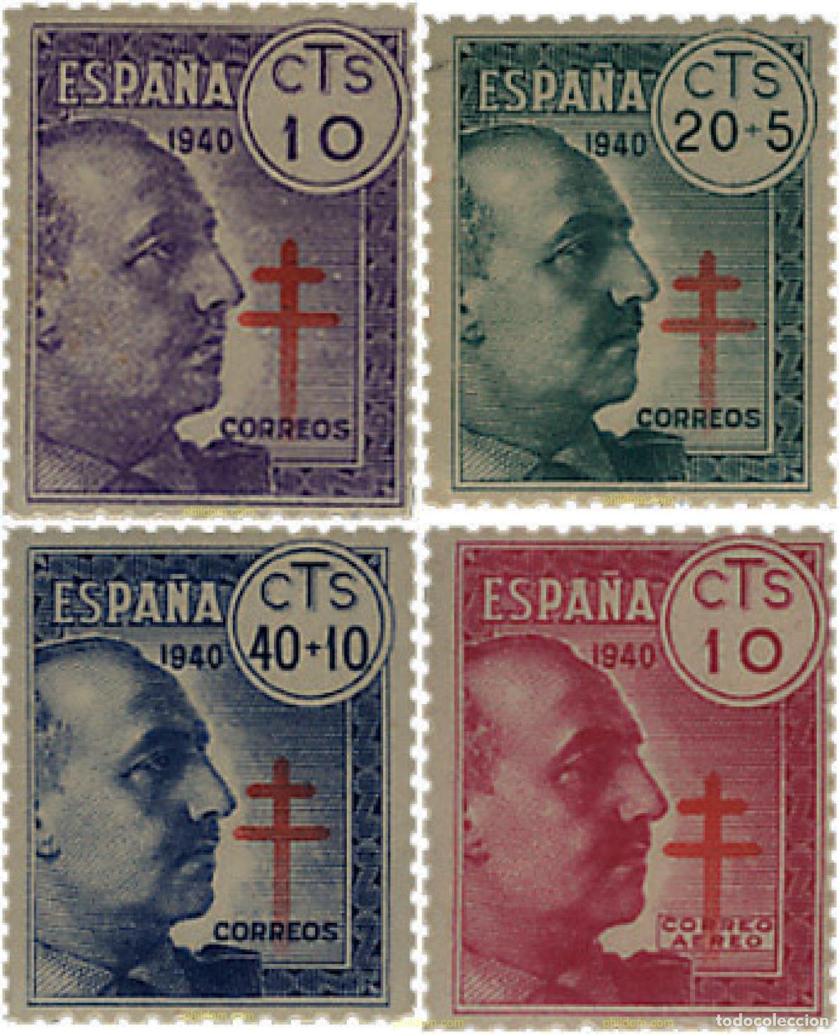 Sellos: 85564 MNH ESPA&Ntilde;A 1940 ANTITUBERCULOSIS