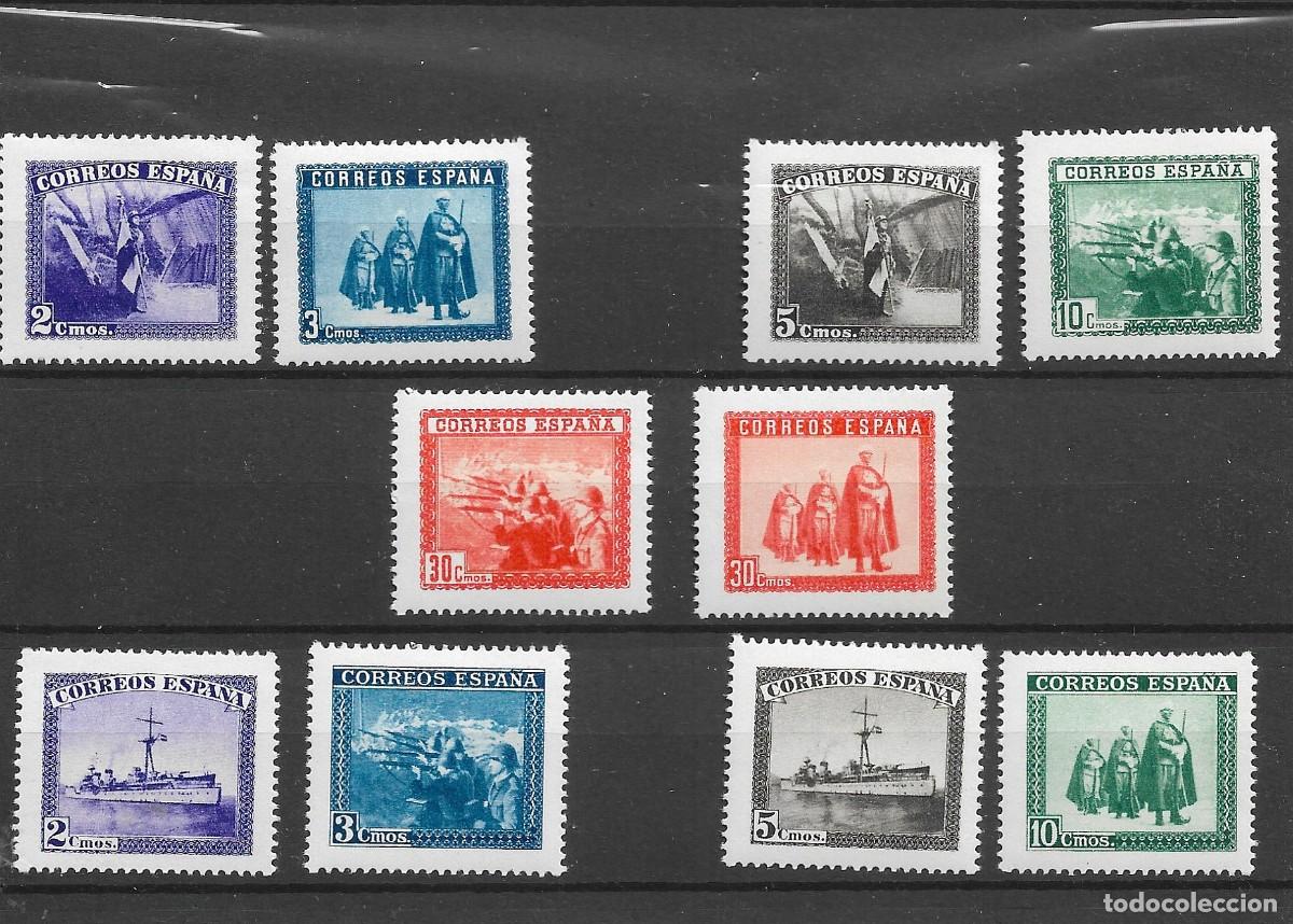 Timbres: Sellos de Espa&ntilde;a A&ntilde;o 1938 En Honor Ej&eacute;rcito y Marina , Sellos nuevos** N&ordm; Edifil 850 , Procedentes H
