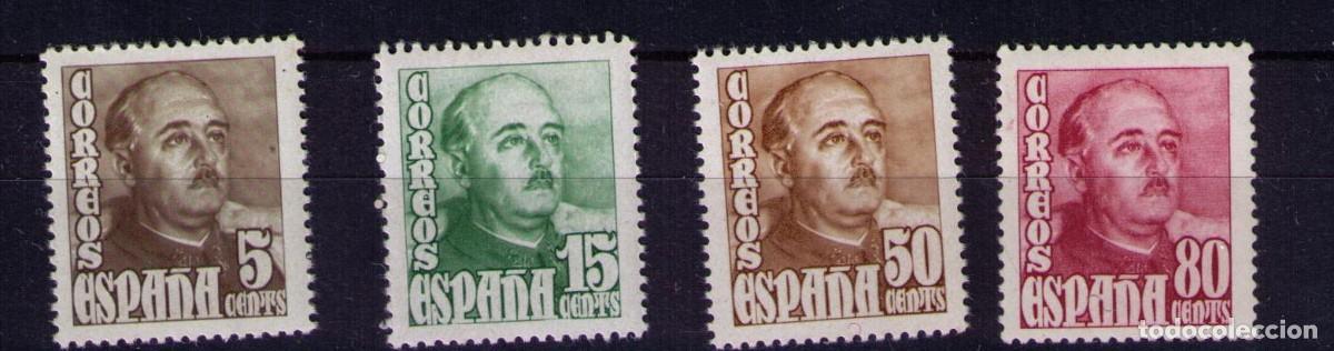 Timbres: Sellos de Espa&ntilde;a A&ntilde;o 1948 General Franco Sellos nuevos** N&ordm; Edifil 1024/32