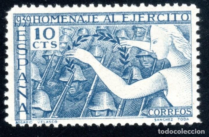 Sellos: EDIFIL 887 HOMENAJE AL EJ&Eacute;RCITO 1939. MNH **