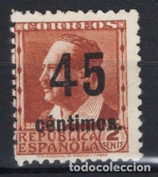 Sellos: Sellos Espa&ntilde;a a&ntilde;o 1938 EDIFIL NE28** sobrecarga negra v.c. 80 &euro;