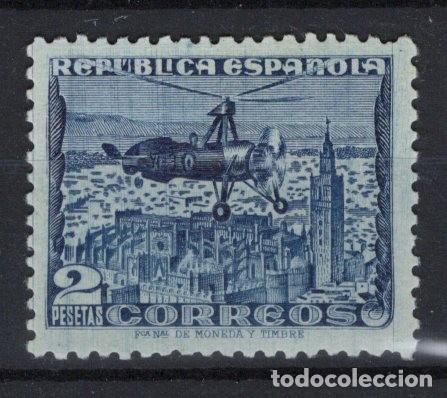 Sellos: Sellos Espa&ntilde;a a&ntilde;o 1938 EDIFIL 769p** variacion papel azul v.c. 5 &euro;