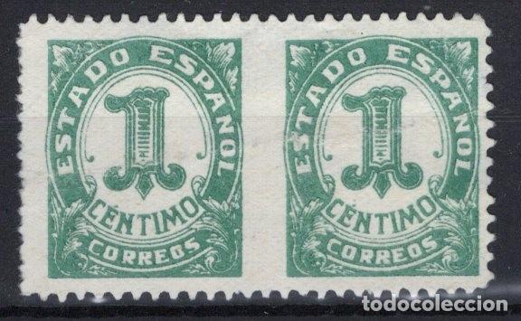 Sellos: Sellos Espa&ntilde;a a&ntilde;o 1938/40 EDIFIL 814(*) sin pie imprenta y sin dentar en el centro