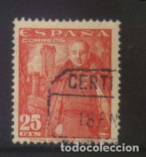 Sellos: Q-11930- ESPA&Ntilde;A 1948. GENERAL FRANCO Y CASTILLO DE LA MOTA.