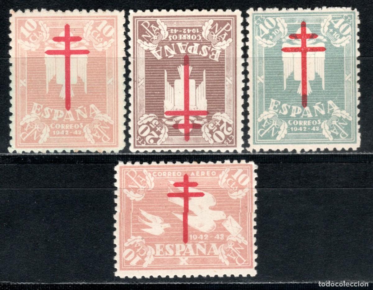 Sellos: EDIFIL 957-960 PRO TUBERCULOSOS 1942 (SERIE COMPLETA). VALOR CAT.: 30 &euro;. MNH ** (SALIDA: 0,01 &euro;).
