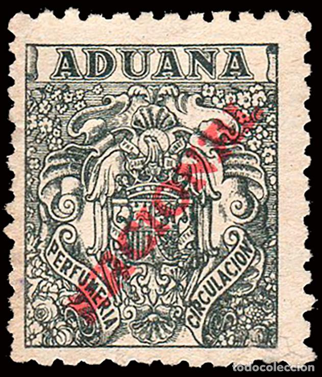 Sellos: Espa&ntilde;a - Fiscales - Impuesto Aduana para Perfumer&iacute;a - Alemany * 32 - 1937