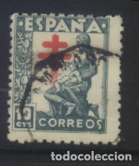 Sellos: Q-11959- ESPA&Ntilde;A 1946. PRO TUBERCULOSOS. CRUZ DE LORENA.