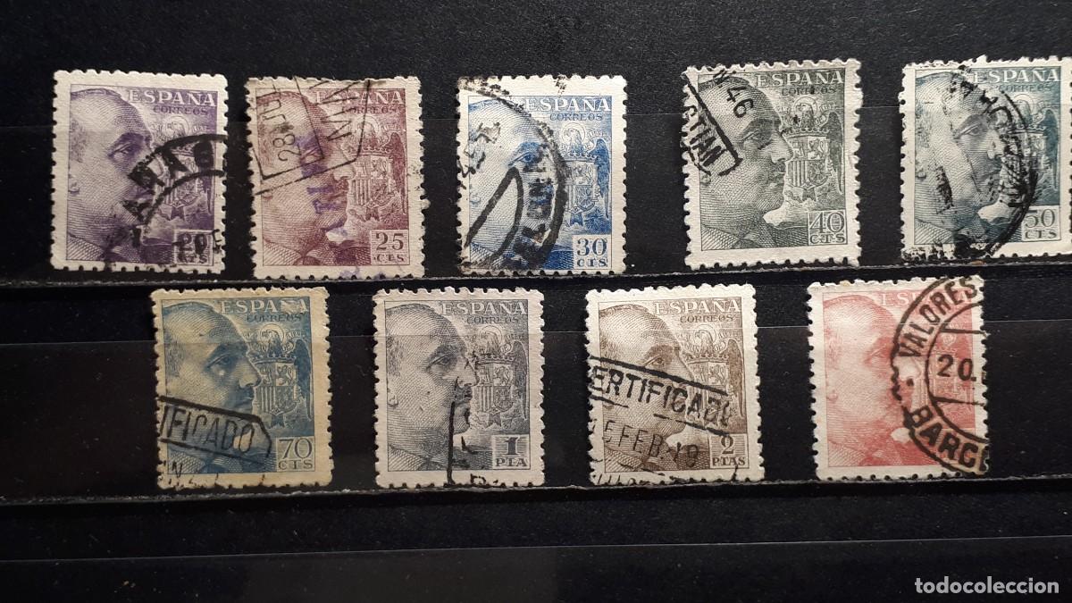 Sellos: ESPA&Ntilde;A. A&Ntilde;O 1940-5. &deg;. EDIFIL 922/5, 927, 929/30, 932/3