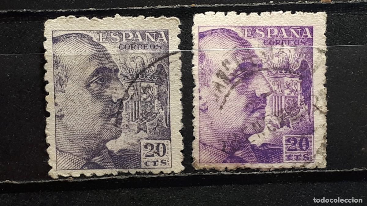 Sellos: ESPA&Ntilde;A. A&Ntilde;O 1940-5. &deg;. EDIFIL 922. VARIEDAD DE COLOR