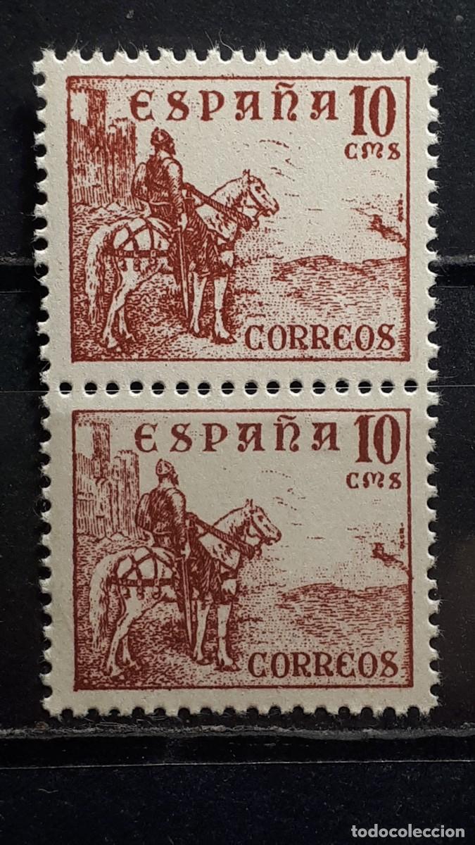 Sellos: ESPA&Ntilde;A . A&ntilde;o 1949. **. EDIFIL 1045. Pareja.
