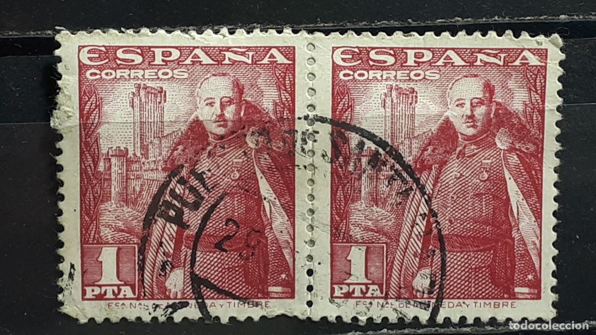Sellos: ESPA&Ntilde;A . A&ntilde;o 1948. Edifil 1032. Pareja