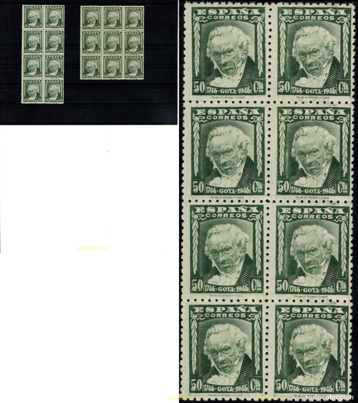 Sellos: 788457 MNH ESPA&Ntilde;A 1946 2 CENTENARIO DEL NACIMINETO DE GOYA